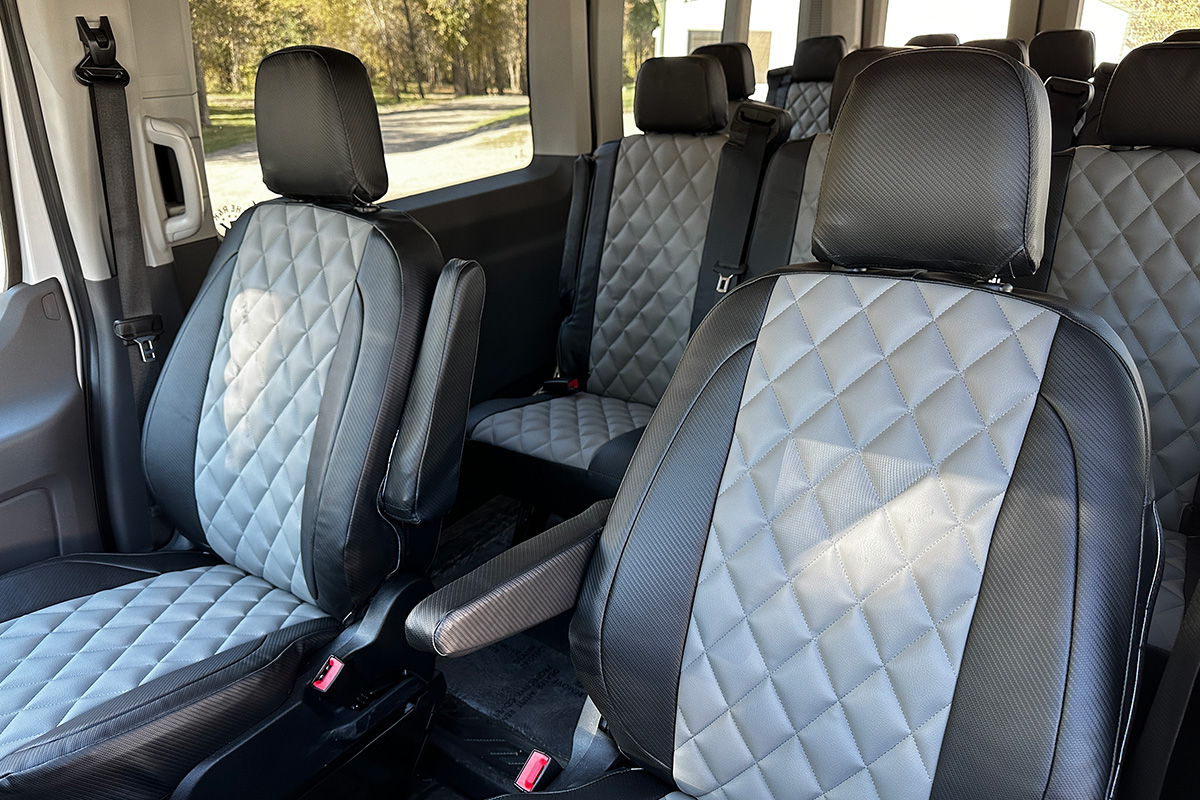 2022 Ford Transit Van custom seat covers