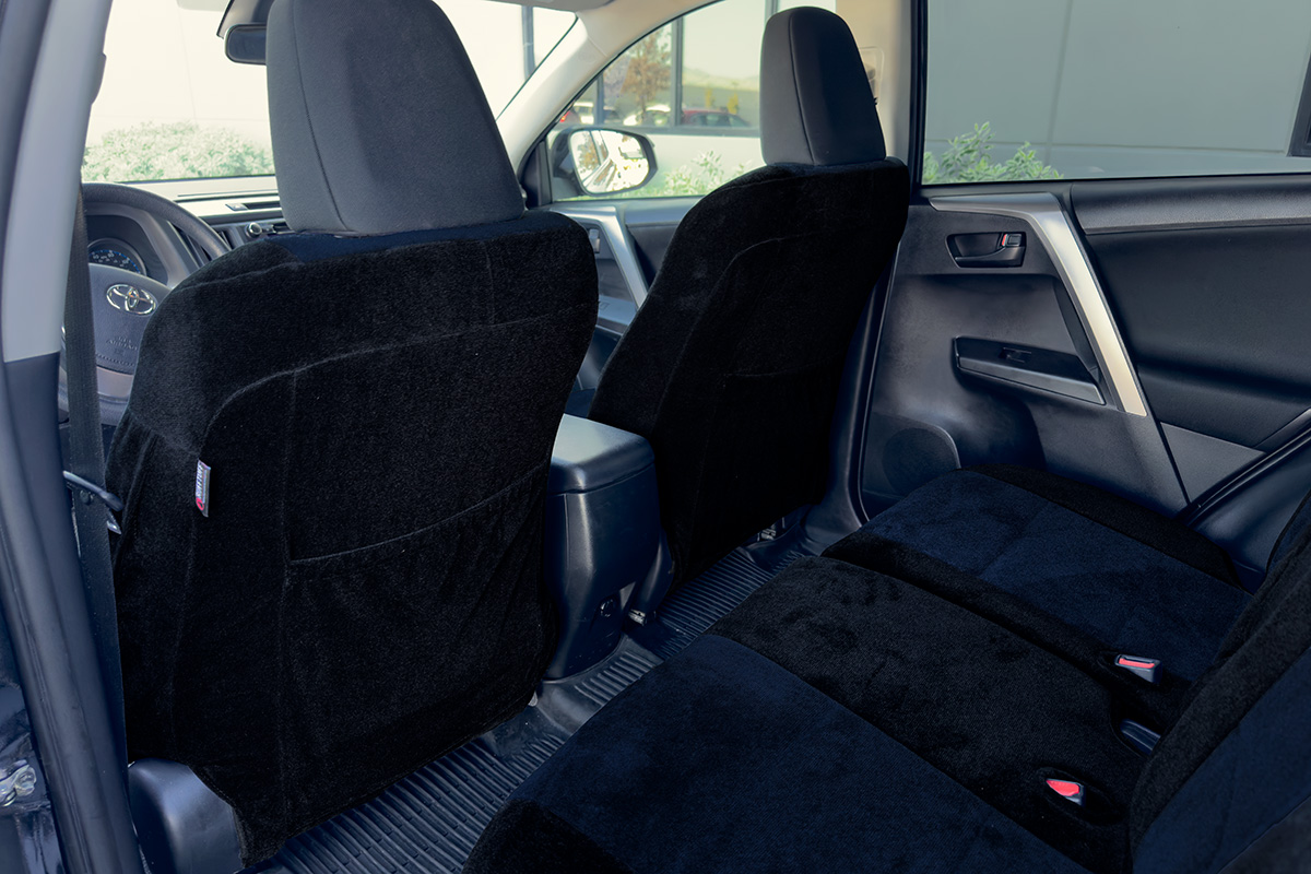 2017 Toyota RAV4 (Rear Pocket shown) (headrests not covered)