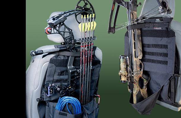 Flex OPS carries a compound bow and a cross bow