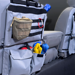 Special OPS tactical seat-back storage