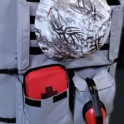 Special OPS tactical seat-back storage